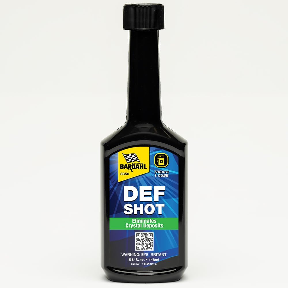 Bardahl DEF-Shot 3350 5 ounce bottle front view diesel exhaust fluid additive