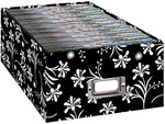 Pioneer B-1BW storage box displaying ruby floral pattern design