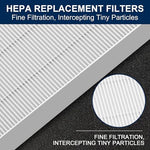 Comparison view of the 6 pack filter set