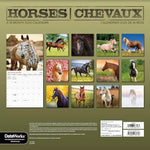 2025 Horses Wall Calendar (Bilingual French) - Image 5