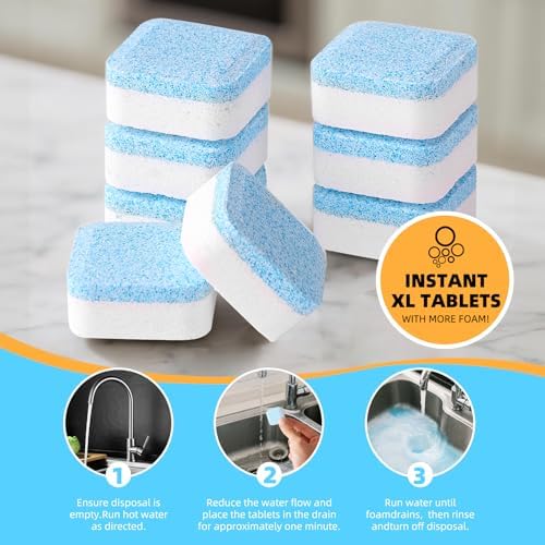 Active 24-pack sink deodorizer tablets in retail packaging