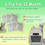 Activated Charcoal Odor Absorber Bags Compatible with OKSOTY Stainless Steel Cat Litter Box, Natural Coconut shell Charcoal Bags, Absorb Odors/Control Damp from Pets/Keep Home Fresh（6PCS） - Image 6