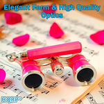 HQRP elegant theater binoculars package including the matching protective storage pouch