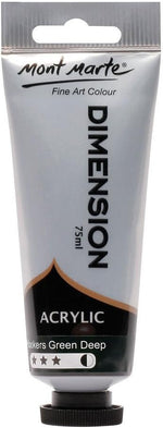 Mont Marte Dimension Acrylic paint collection tube in use