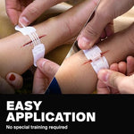 SurviveX zipstitch sutures packaging for first aid kit inclusion.