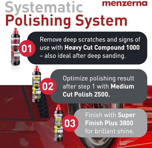 Menzerna Super Finish Three Thousand Eight Hundred high gloss compound