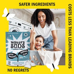 Back of Molly's Suds value pack packaging with ingredient details and usage instructions.