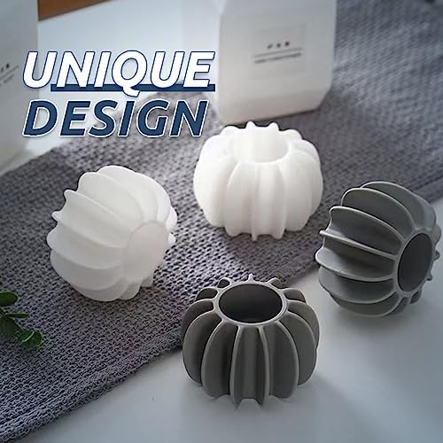 Close up of bladed design on magic laundry washing balls