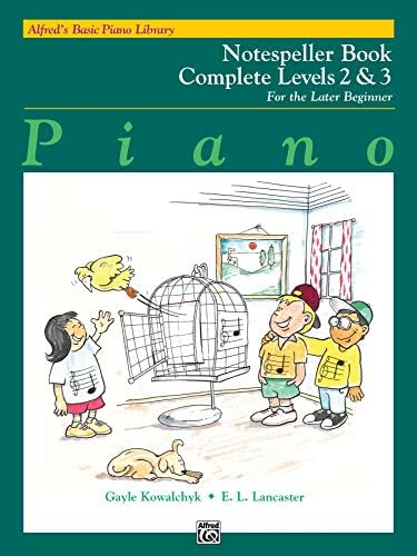 Alfred's Basic Piano Course Notespeller (Alfred's Basic Piano Library) Complete Levels 2&3 - Image 2