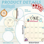 HarpandTimbrel One Year of Photo Board highlighting premium wood construction and gender-neutral birthday party theme.