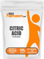 BulkSupplements Citric Acid 1kg pack size reference