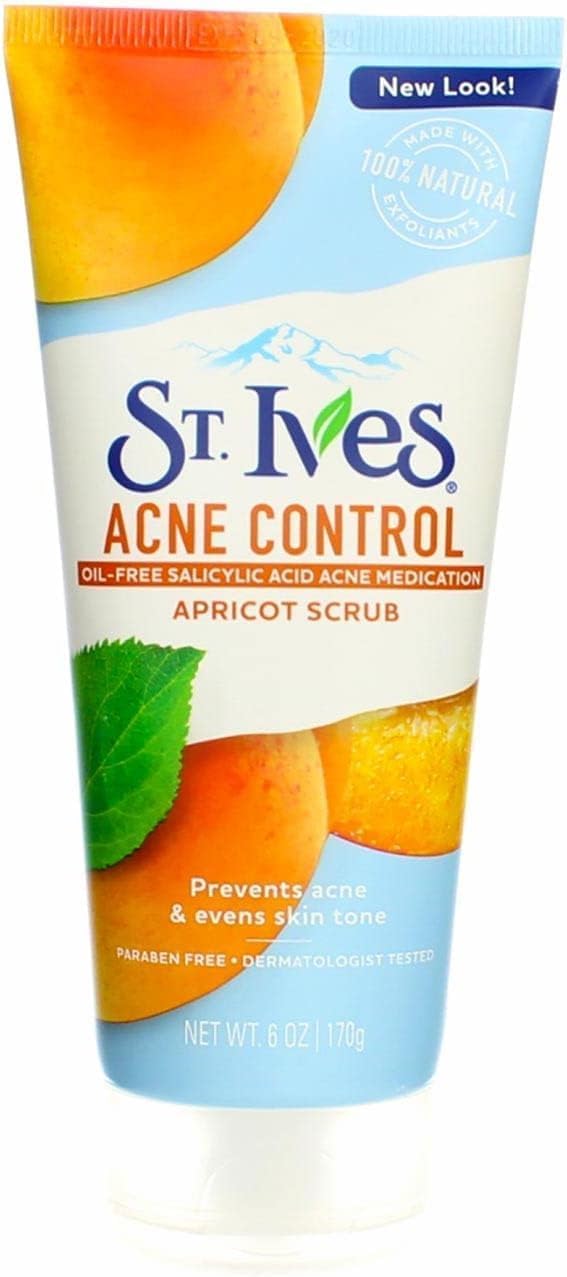 St. Ives Naturally Clear Blemish & Blackhead Control Scrub, Apricot 6 oz (17 g) by St. Ives - Image 1