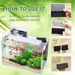 Aidmi hanging aquatic plant holder showing water flow slot details