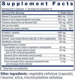 Life Extension Anti-Alcohol Complex bottle showing antioxidant ingredients