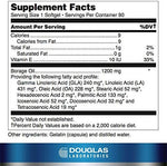 USA imported Douglas Laboratories Ultra GLA dietary supplement packaging