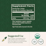 Global Healing Center Detoxadine organic nascent iodine drops presentation on clean background