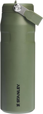 Stanley IceFlow Flip Straw 2.0 Water Bottle 24 oz | Built-In Straw with Larger Opening | Lightweight and Leak Resistant | Insulated Stainless Steel | BPA-Free | Twilight - Image 14