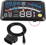 Universal digital speed indicator for Indian cars daytime view.