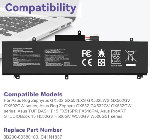 Internal laptop battery replacement showing slim profile and mounting holes