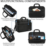 Ytonet mens computer briefcase padded interior sleeve for laptop protection