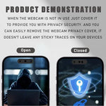 The two pack retail packaging of the black EYSOFT updated version front camera protection cover.