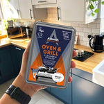 Premium imported Astonish cleaning paste showing how to clean burnt on grease without gloves
