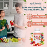 Vital Nutritive daily superfood capsules packaging label