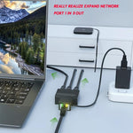 Aoiutrn ethernet splitter compact size demonstration