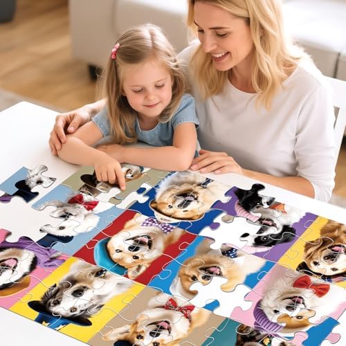 Durable preschool learning toy puzzle box display highlighting age suitability and skill development benefits.