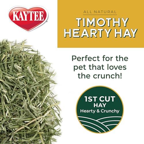 Hand selected long fiber strands of Kaytee small animal forage
