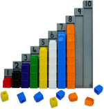 Didax Unifix Cubes close up of individual plastic counting blocks