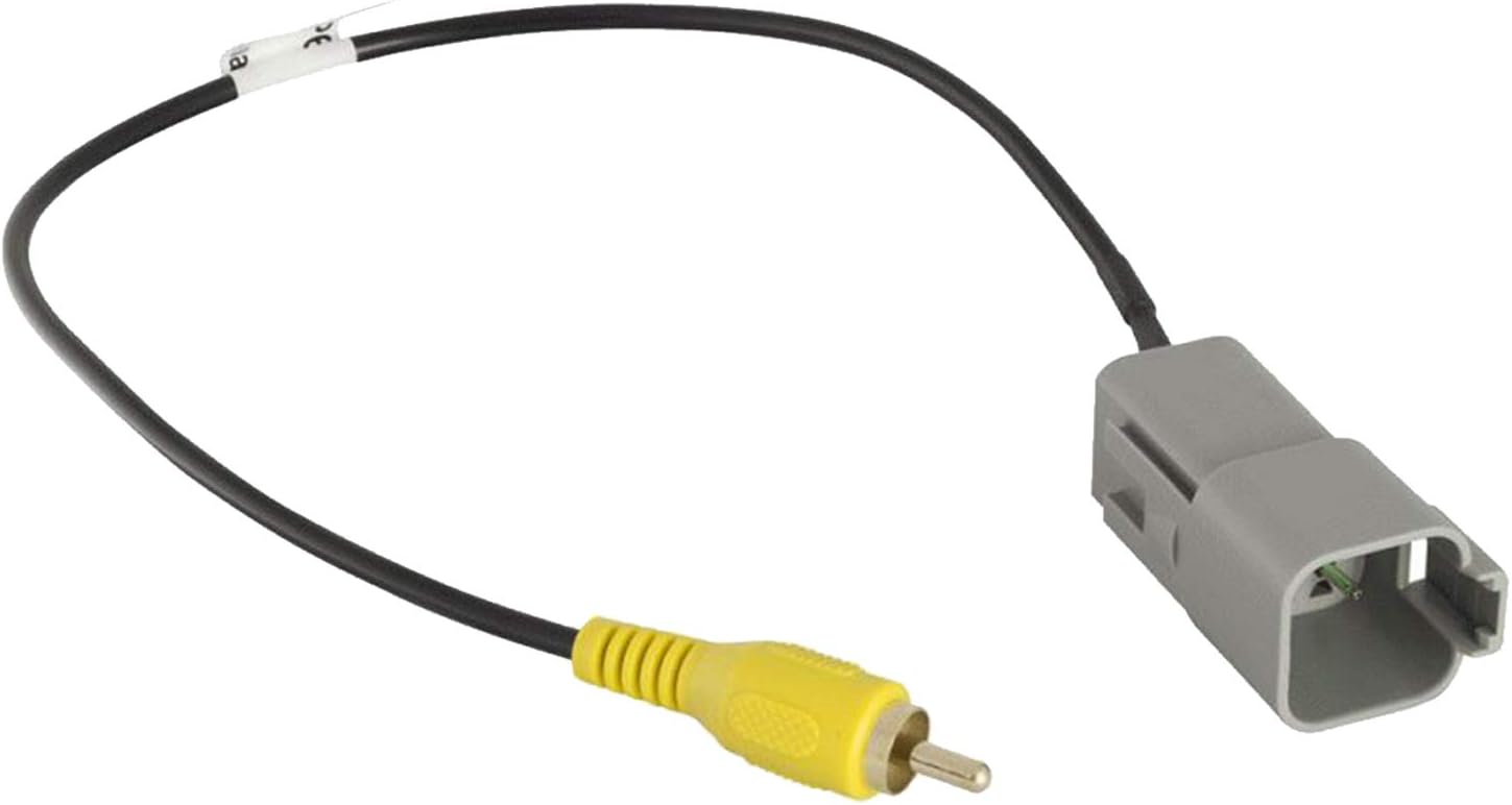 Metra Electronics Axxess AX-SSBACKUP Slingshot reverse camera harness front view showing plug and play connectors.