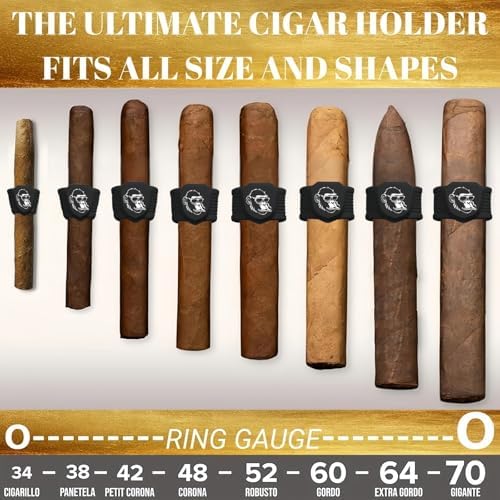 2 Pack Gorilla Magnetic Cigar Holder for Golf Carts - Convenient Cigar Clip with Adjustable Design - Hands-Free Magnetic Cigar Holder for Golfing, Fishing, Travel & More (Black + Black) - Image 3