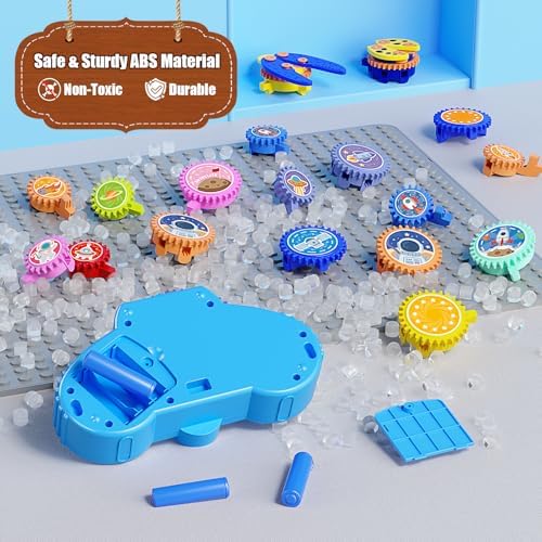 Educational Fivoro gear toy set packaging and components