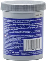 Authentic Goddard's silver cleaner foam removing tarnish from intricate silver ornaments.