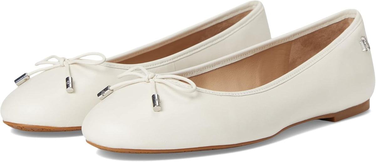 Lauren Ralph Lauren Womens Jayna Nappa Leather Flat - Image 10