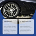Automotive brake cleaner spray label details