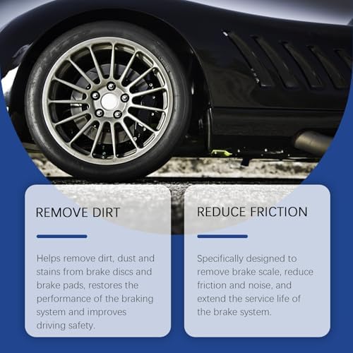 Automotive brake cleaner spray label details