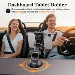 OHLPRO heavy duty tablet mount emphasizing the dual fixed seats assembly parts