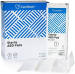 Side profile of the thick super absorbent core layer of the CareStock medical pad.