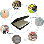 Authentic Lineco archival storage box side angle