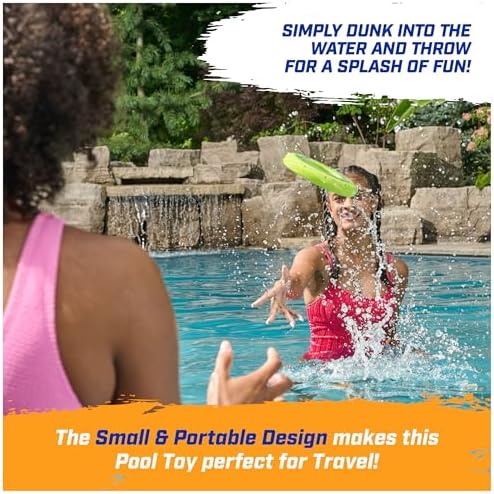 Adult and child playing with SwimWays Hydro Spiral