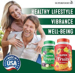 Superfood MD three hundred and sixty count bottles displaying clear supplement safety warnings