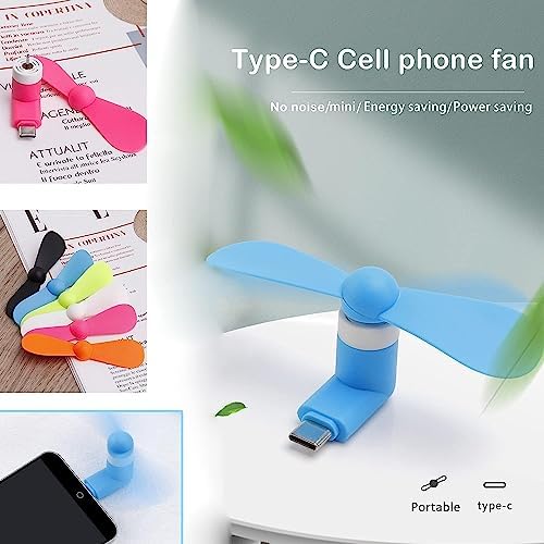 Detachable soft TPE plastic fan blades separating from the compact Type C motor body