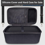JCHPINE hard carrying travel case for Bose SoundLink Max speaker closed view with zipper detail.