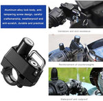 Demonstration of helmet secured to bike using Kvaey lock