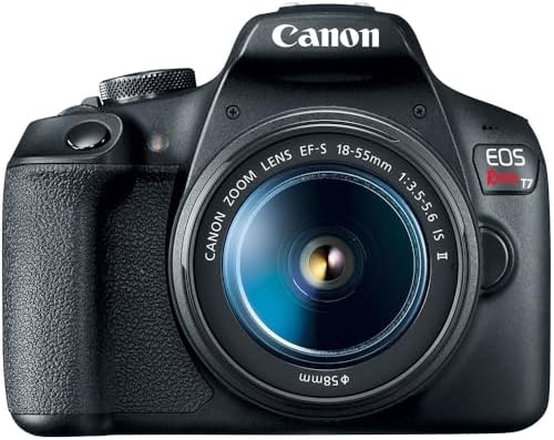 Back view of Canon Rebel T7 camera showing the 3-inch LCD screen and control buttons