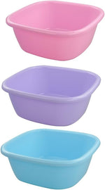 Doryh 12 Quart Plastic Square Washbasin front view