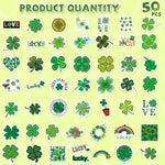 Waterproof St Patricks Day laptop and water bottle decals
