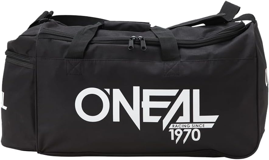 O'Neal TX2000 Gear Bag front view showing durable black polyester motocross duffle bag.
